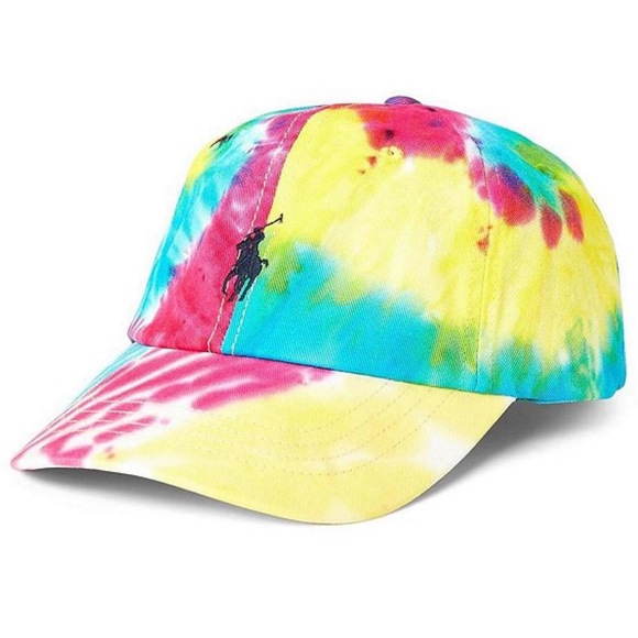 Polo Ralph Lauren Other - NEW POLO rainbow tie dye baseball cap hat ralph